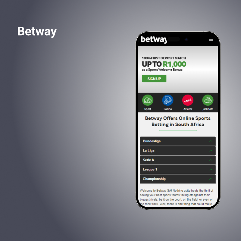Betway mobile app